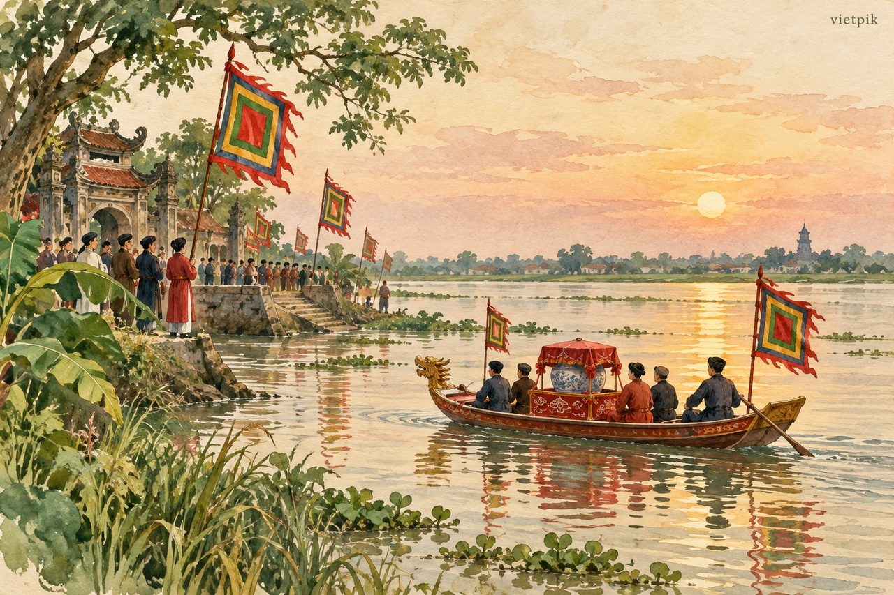 Đình Chèm: water, remembrance and the river community