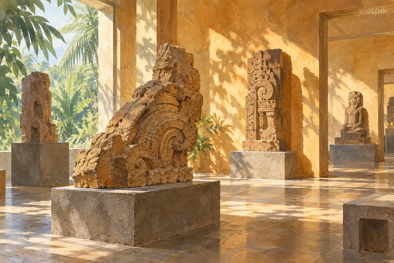 Đà Nẵng Museum of Cham Sculpture: look a little longer