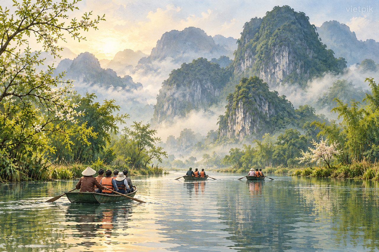 Hương Pagoda Festival: spring along the pilgrimage waters
