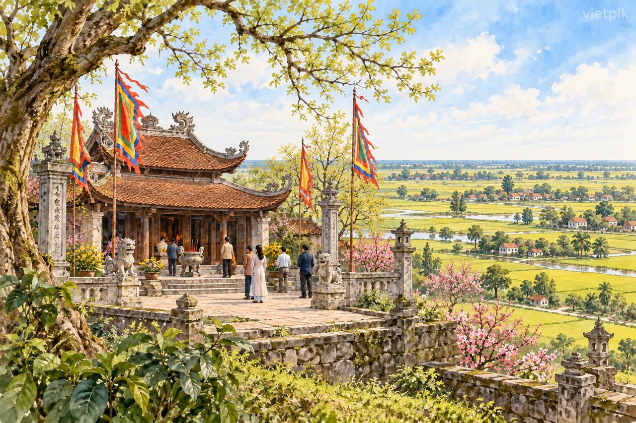 Concept of royal remembrance at a lowland village temple