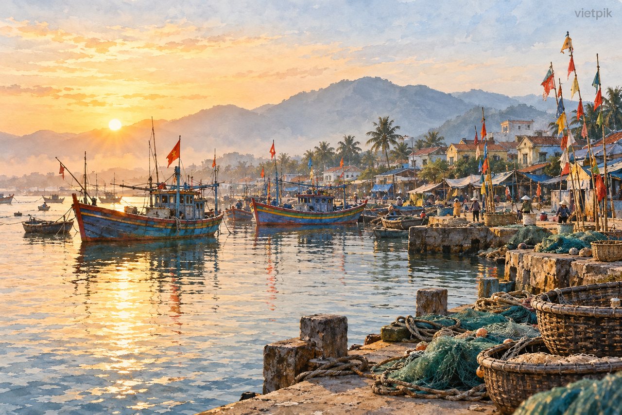 Cầu Ngư: gratitude and community beside the sea